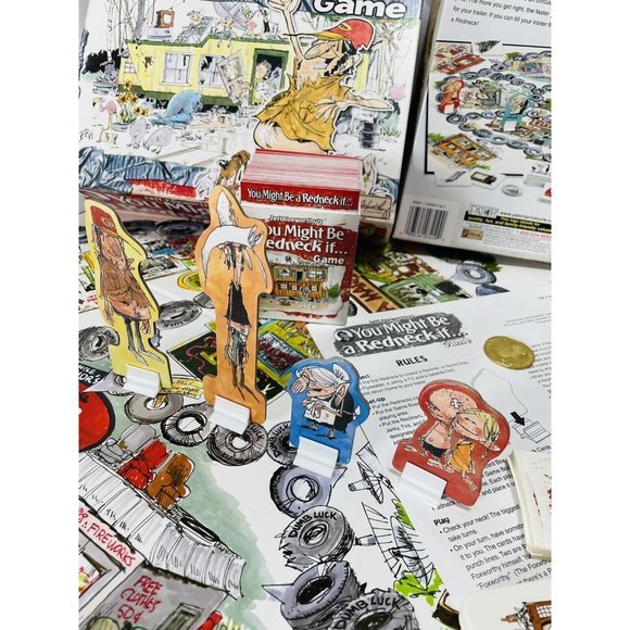 Jeff Foxworthy's Original YOU MIGHT BE A REDNECK IF Board Game 2-4 Players 16+ - Picture 4 of 11